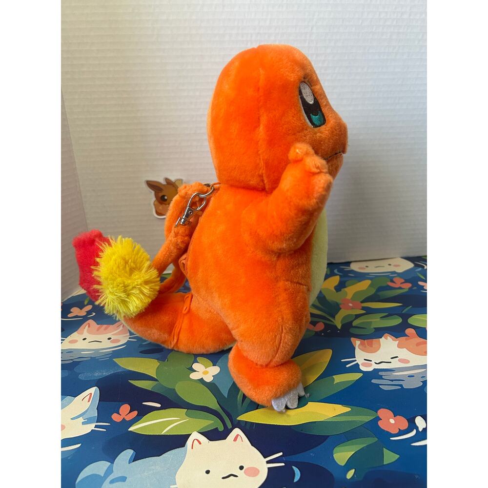 Pokemon Charmander Plush Stuffed Animal Toy Doll Pouch - Picture 8 of 12